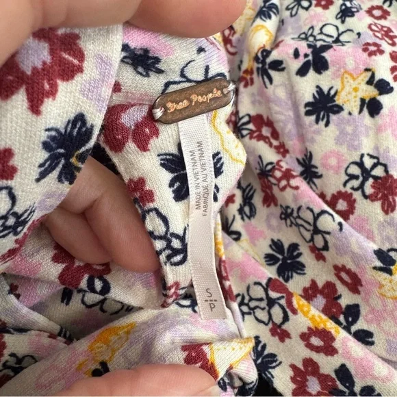 Free People Floral Vibe Check Jumpsuit - Picture 8 of 9